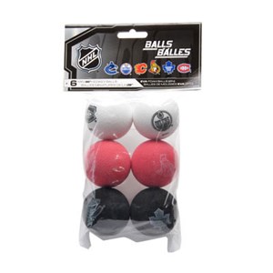 Picture of Sher-Wood NHL Foam Ball Set - 6 Pack