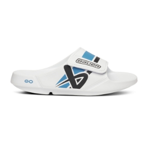 Bild von BAUER OOFOS® Sport Flex Slide - weiß/blau - Sr.
