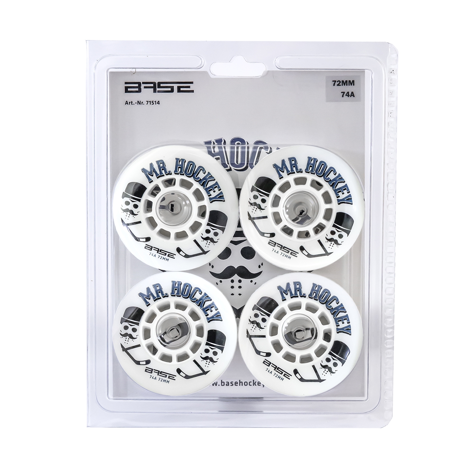 Bild von BASE Indoor Rolle Pro "Mr. Hockey" - 74A - 4er Pack
