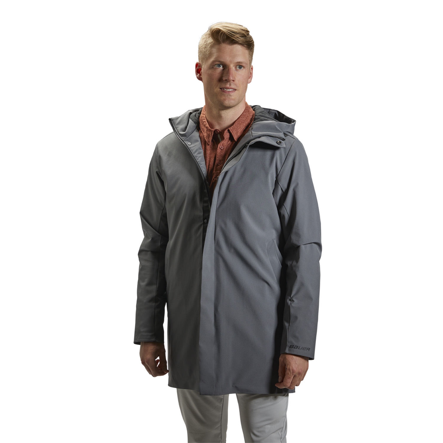 Изображение BAUER Team Travel Coat - gry - Sr