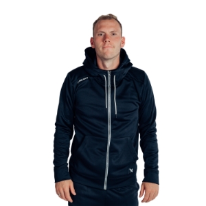 Изображение BAUER Fleece Zip Hoodie Team - blk - Sr.