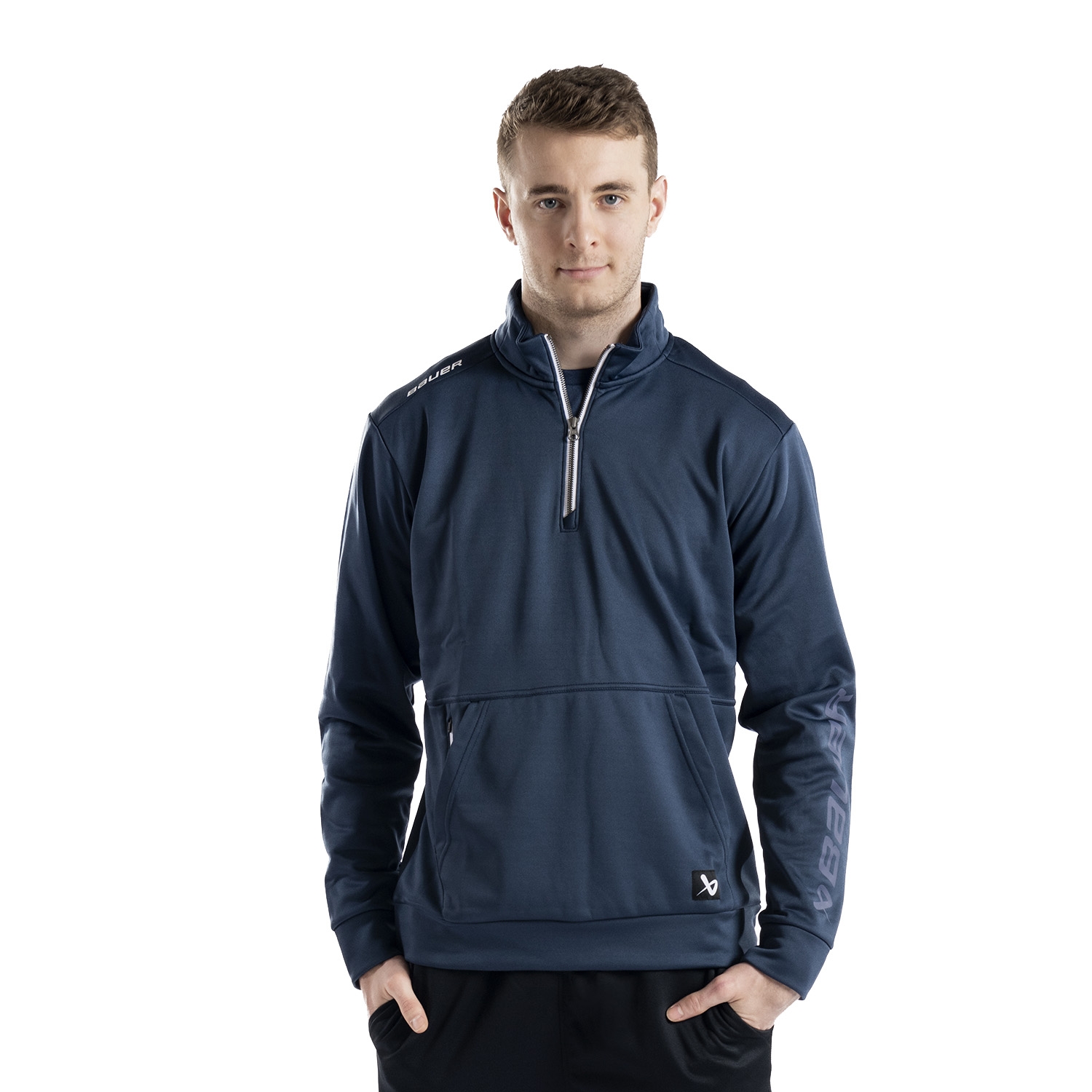 Bild von BAUER 1/2 Zip Fleece Team - marine - Yth.