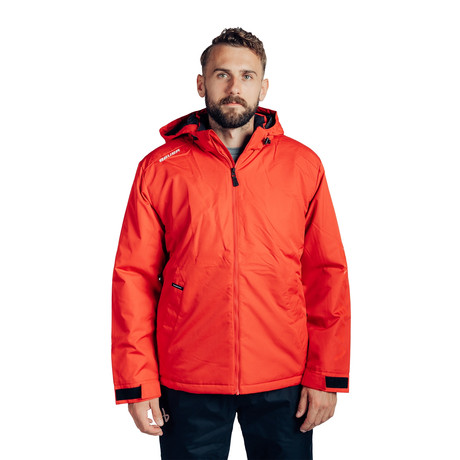 Bild von BAUER Team Heavyweight Jacke - rot - Sr.