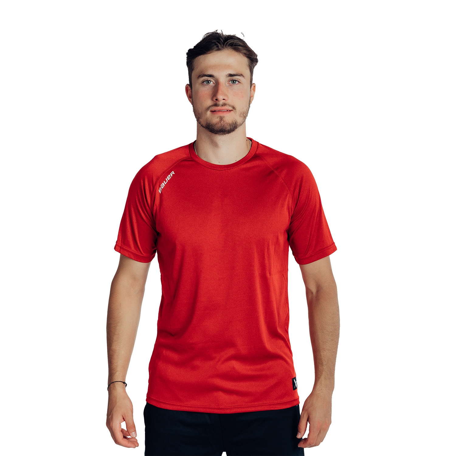 Bild von BAUER Team Tech Tee - rot - Sr.