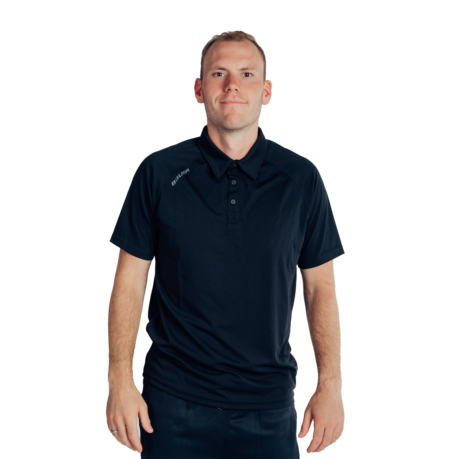 Bild von BAUER Team Polo - schwarz - Sr.