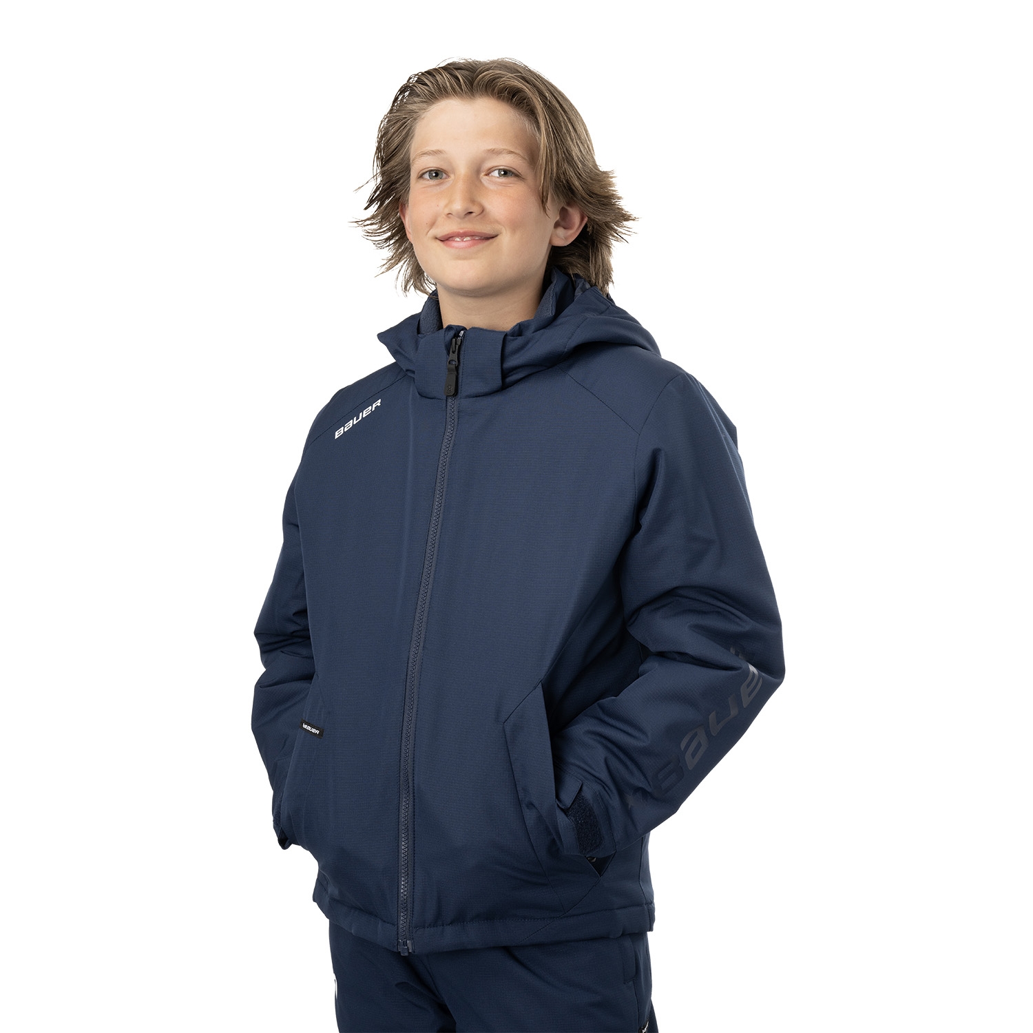 Bild von BAUER Team Heavyweight Jacke - marine - Yth.