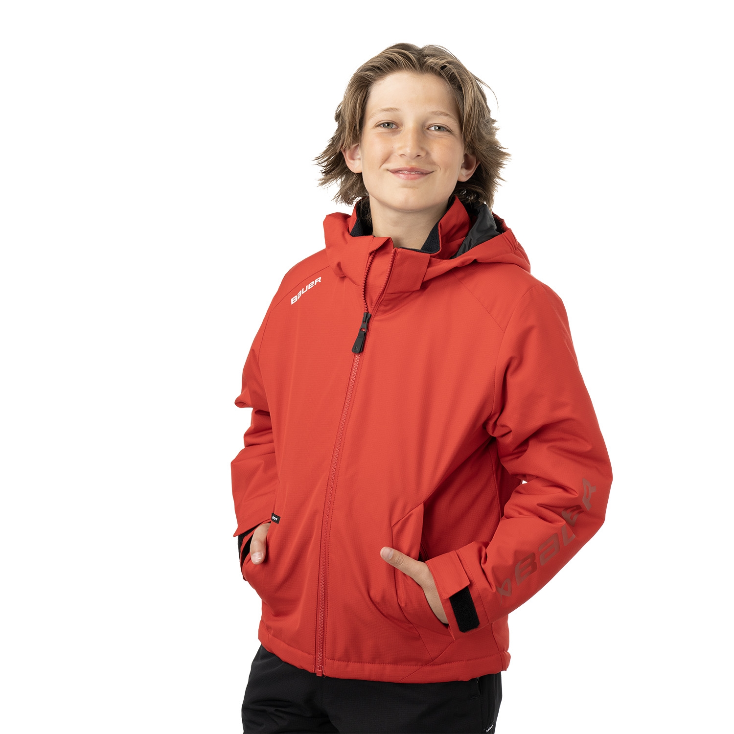 Bild von BAUER Team Heavyweight Jacke - rot - Yth.