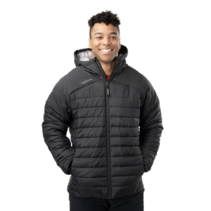 Bild von BAUER Team Puffer Jacke - schwarz - Yth.
