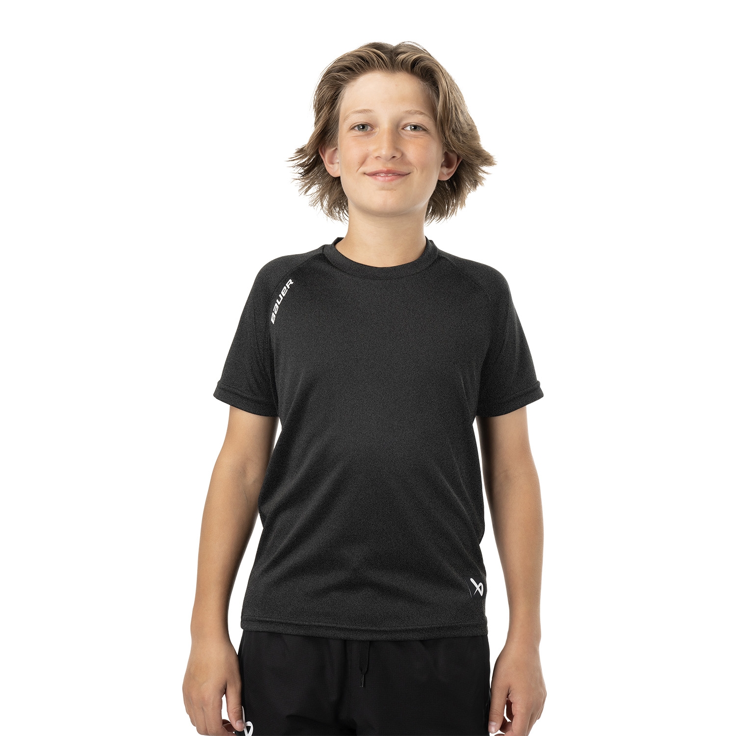Bild von BAUER Team Tech Tee - schwarz - Yth.