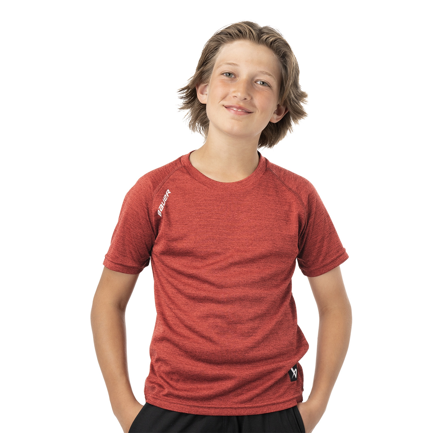 Bild von BAUER Team Tech Tee - rot - Yth.