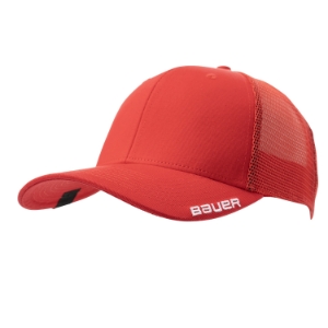 Изображение BAUER Team Mesh Snapback Cap - red - Sr.
