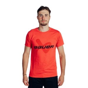 Bild von BAUER Core Lockup Tee - rot - Sr.