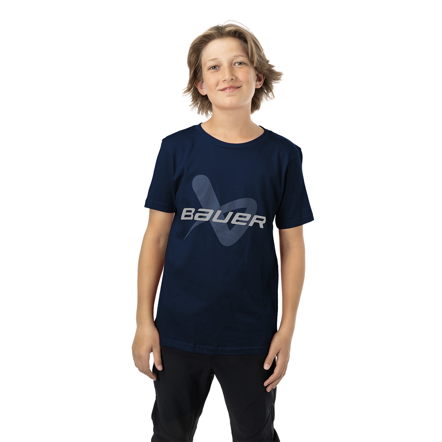 Bild von BAUER Core Lockup Tee - marine - Yth.