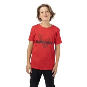 Bild von BAUER Core Lockup Tee - rot - Yth.
