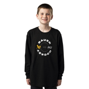 Bild von BAUER Longsleeve Tee Graphic - schwarz - Yth.