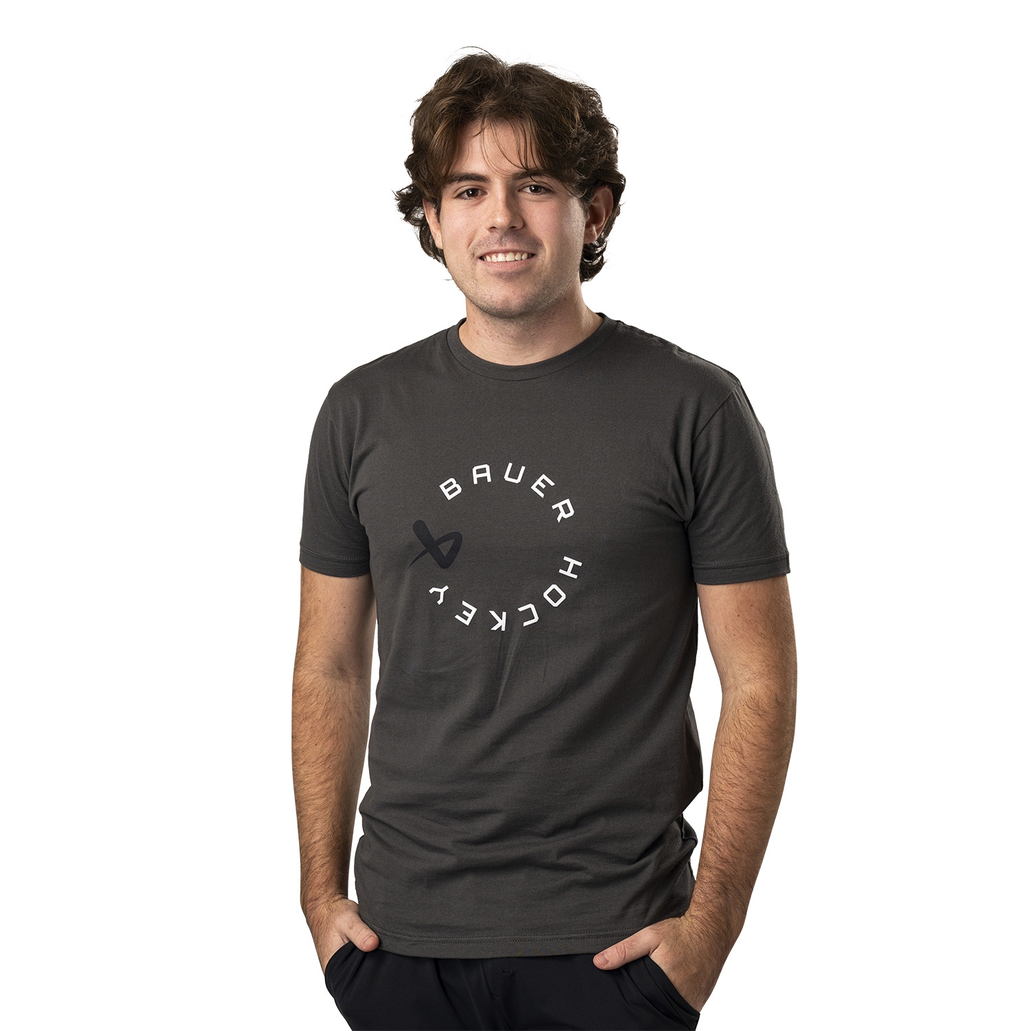 Bild von BAUER Tee Graphic - dunkelgrau - Sr.