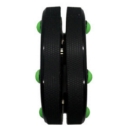 Picture of GREEN BISCUIT Roller Hockey Puck - Blister Pack