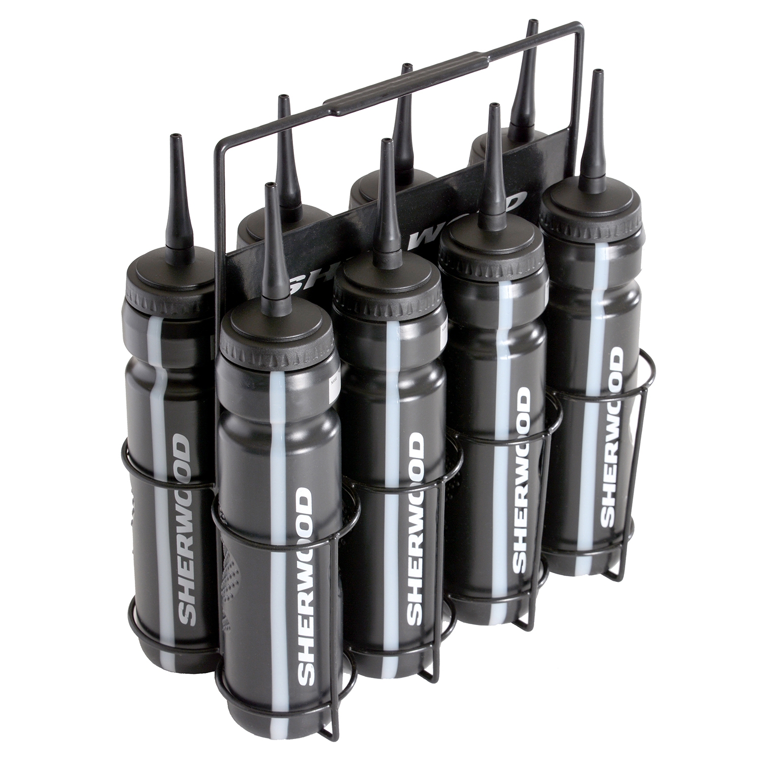 Изображение SHER-WOOD Metal Bottlerag incl. 8 blk bottles
