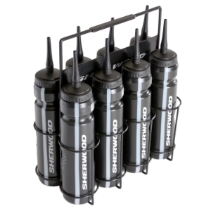Изображение SHER-WOOD Metal Bottlerag incl. 8 blk bottles