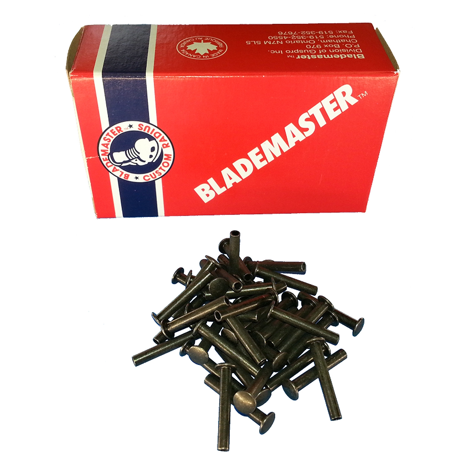 Bild von BLADEMASTER Stahl-Nieten 4/16"-6,3 mm - 250er Pack