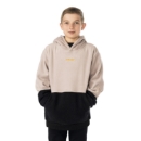 Picture of BAUER Polarfleece Hoodie - tau/blk - Yth.