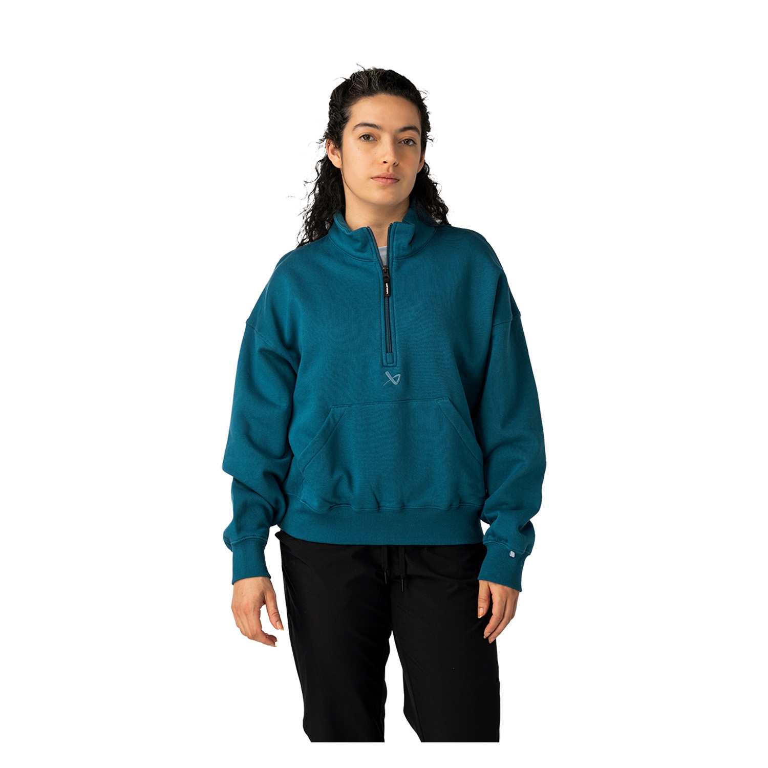 Изображение BAUER Women's Premium 1/4 Zip - ink blue