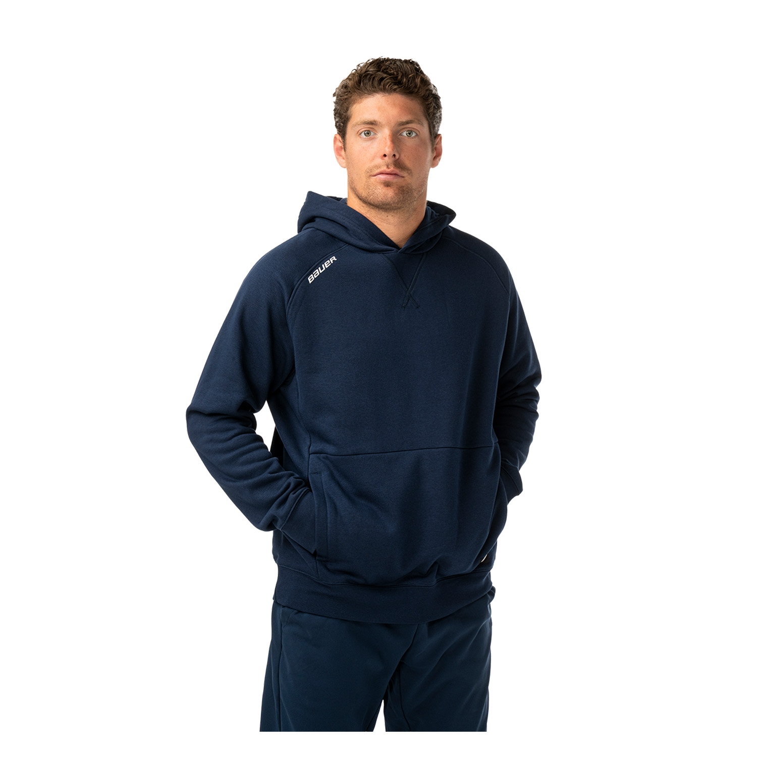 Изображение BAUER Team Hoodie Ultimate - nav - Sr.