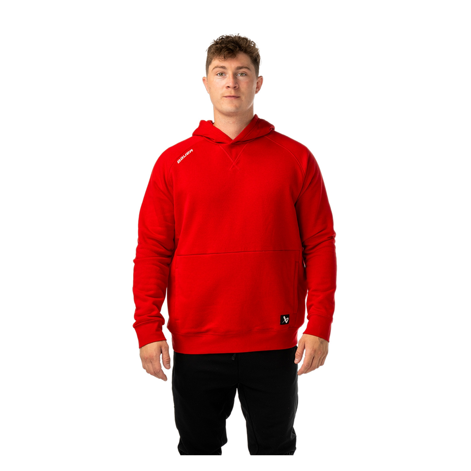 Изображение BAUER Team Hoodie Ultimate - red - Sr.