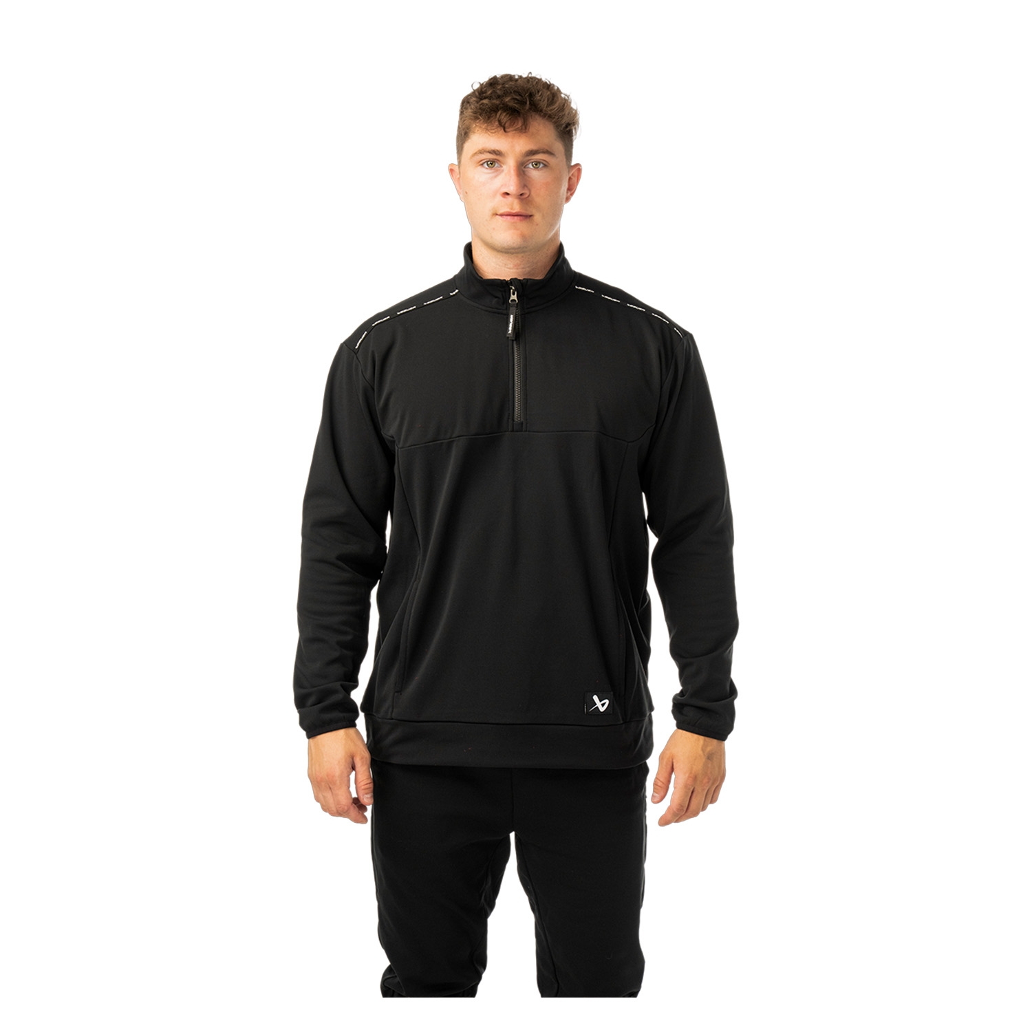Bild von BAUER 1/2 Zip Fleece Team - schwarz - Sr.