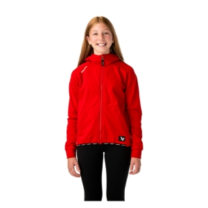 Изображение BAUER Fleece Zip Hoodie Team - red - Yth.