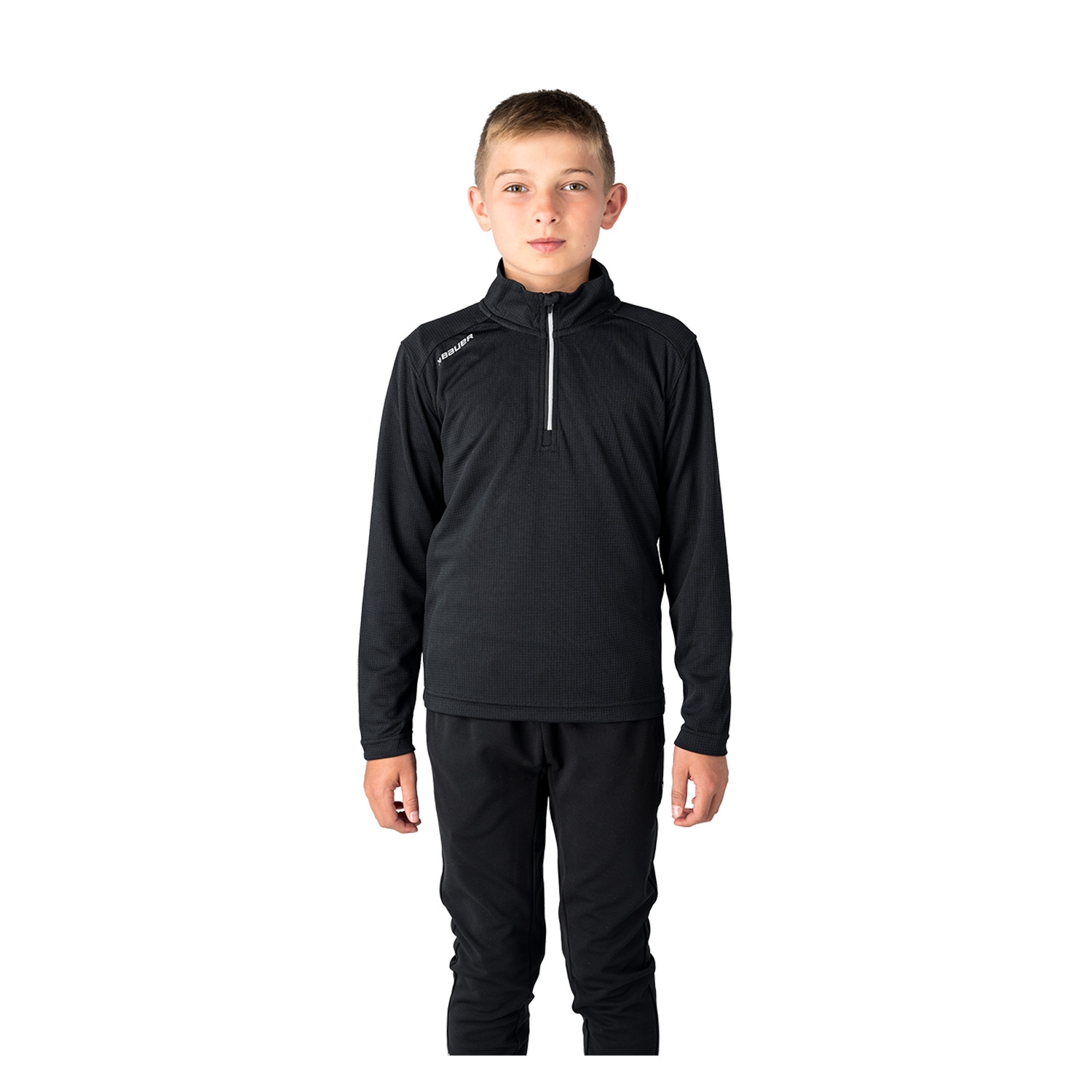 Изображение BAUER Premium Performance 1/4 Zip - blk - Yth.