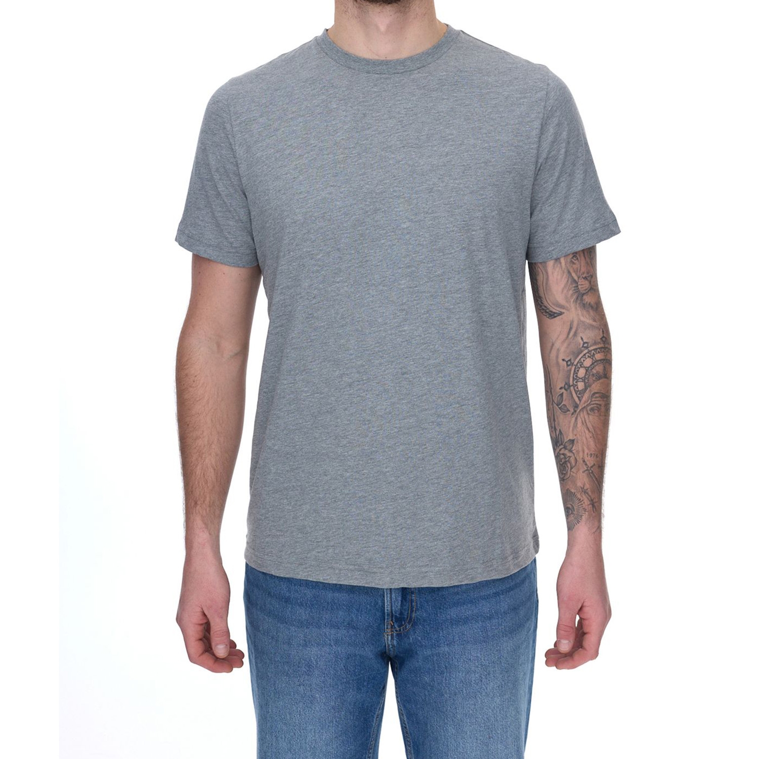 Bild von PUMA Men's Tee Medium Grey -Heather - 2 Pack